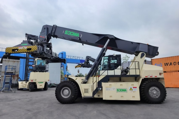 SOCMA HNRS4531E Electric Reach Stacker For Container Handling